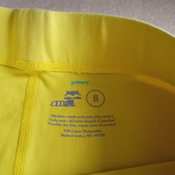 Primary 8 Sunshine Capri Leggings - Picture 3 of 4